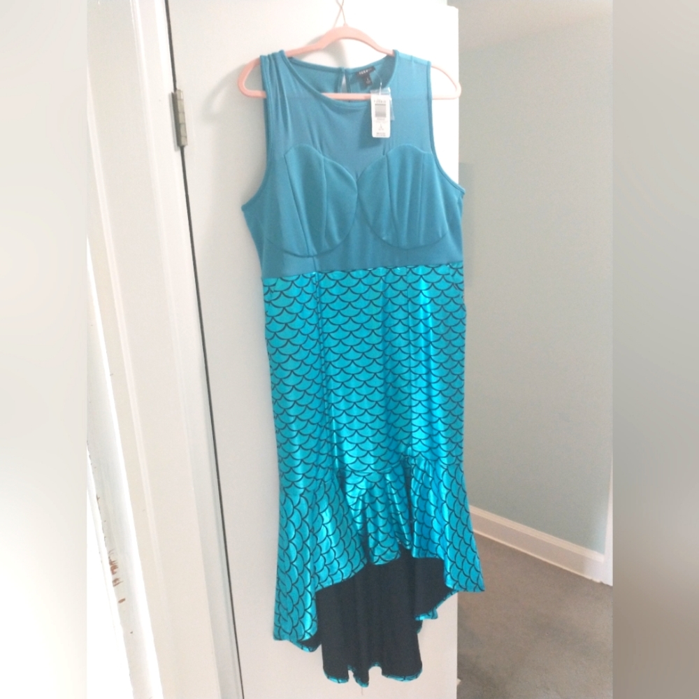 NWT Torrid Mermaid Teal Halloween Costume 1